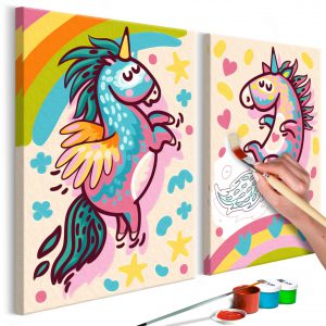 Doe-het-zelf op – Chubby Unicorns – Walldeqo | Schilderij Canvas | Fotobehang | Kamerschermen en